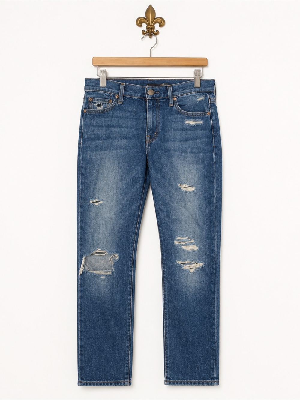 Joe’s Jeans blue distressed destroyed stretch Beckett jeans 26